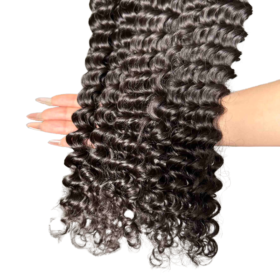 Vietnamese Raw Deep Wave Hair Bundles 100% Human Hair
