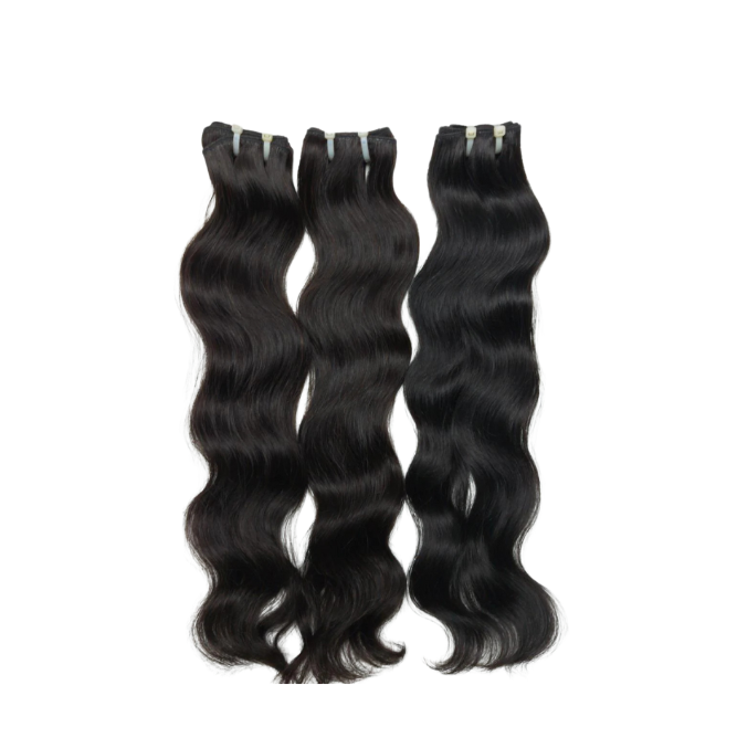 Natural Wavy North Indian Raw Hair
