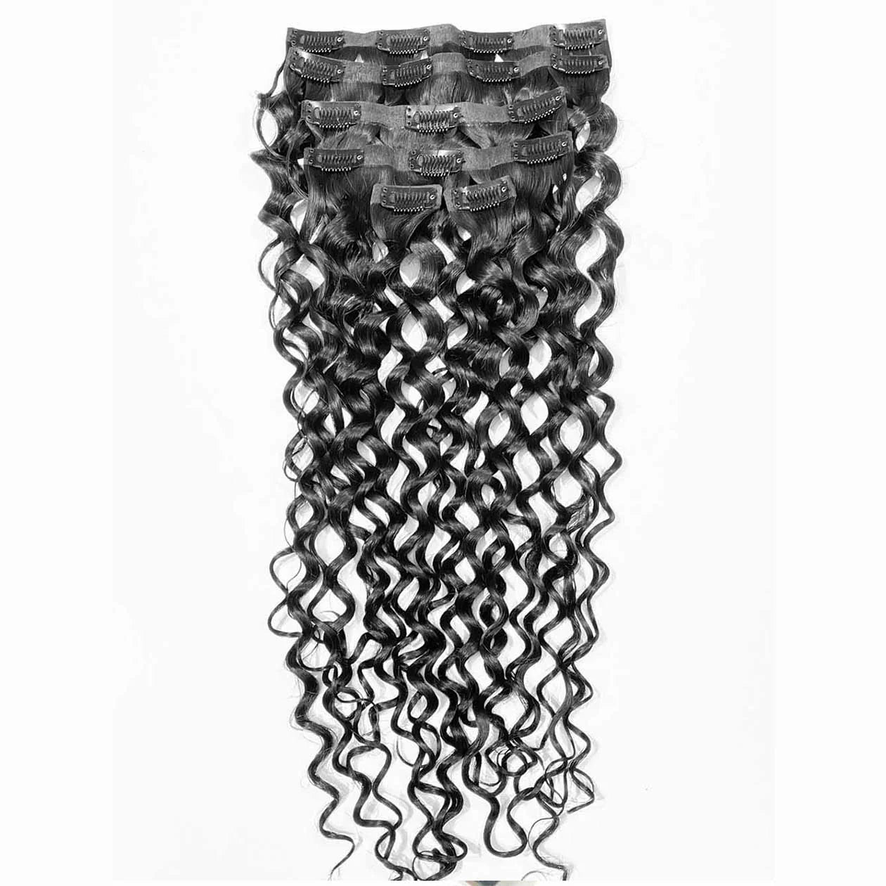 Burmese Hair Seamless Water Clip Ins (Virgin Hair)