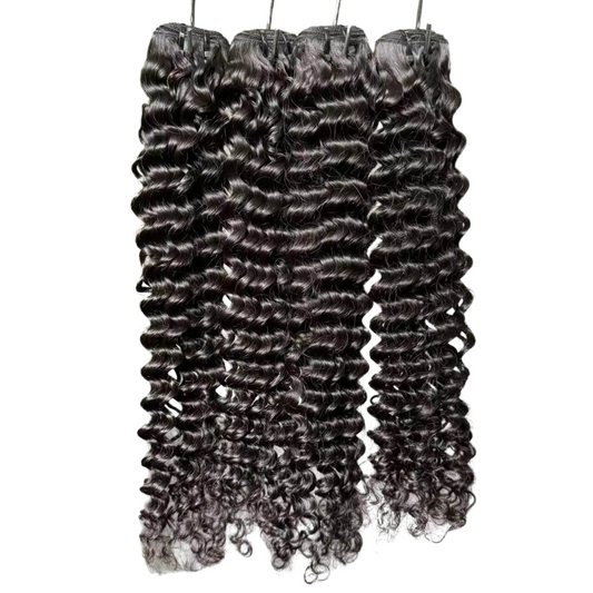 Vietnamese Raw Deep Wave Hair Bundles 100% Human Hair