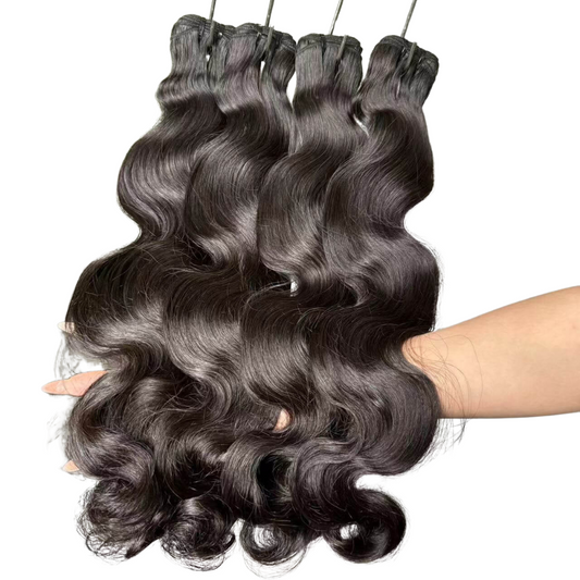 Vietnamese Raw Body Wave Hair Bundles 100% Human Hair